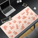Kawaii Cat Constellation Desk Mat