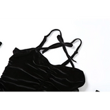 Kawaii Drawstring Mini Dress