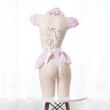 Kawaii Pink Apron Maid Lingerie Set
