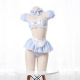 Kawaii Pink Apron Maid Lingerie Set