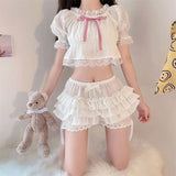 Kawaii Ruffle Lace Shorts