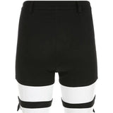 Hollow Out Punk Shorts