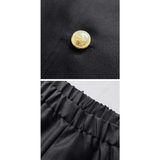 Dandadan Ken Takakura Okarun Cosplay – Black Uniform with Wig & Glasses