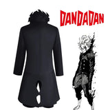 Dandadan Ken Takakura Okarun Cosplay – Black Uniform with Wig & Glasses