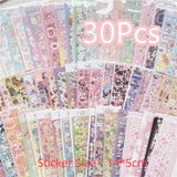 Korean Kawaii Sticker Pack - Laser-Cut for Albums & DIY
