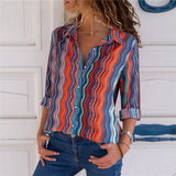 Korean Office Chiffon Blouse