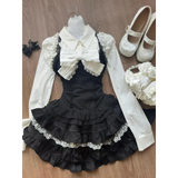 Lace Tiered Skirt Set – Sweet Lolita Kawaii Style