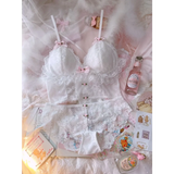 Sweet Lace Bow Lingerie Set