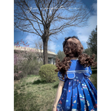 Lolita Dress With Cute Cat and Penguin Print
