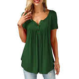 Women's Loose Summer V-Neck T-Shirt