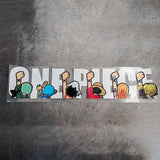 One Piece Luffy Car Sticker - Decorative Bumper Sticker