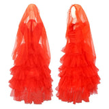 Lydia Deetz Red Wedding Dress Costume – Beetlejuice Outfit Set
