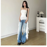 Strapless Ruffle Hem Top – Harajuku Summer Fairy Kei Style
