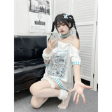 Medical Meow Tee – Kawaii Nurse Cat Graphic Oversized T-Shirt