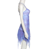 Mesh Slip Mini Dress