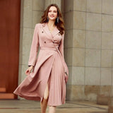 Midi Length Blazer Dress
