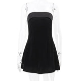 Elegant Velvet Mini Dress