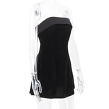 Elegant Velvet Mini Dress