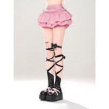 Fairy Kei Ruffle Mini Skirt