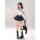 Fairy Kei Ruffle Mini Skirt
