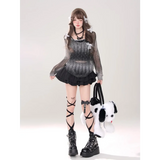 Fairy Kei Ruffle Mini Skirt
