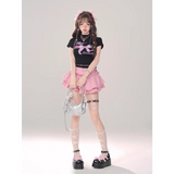 Fairy Kei Ruffle Mini Skirt