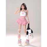 Fairy Kei Ruffle Mini Skirt