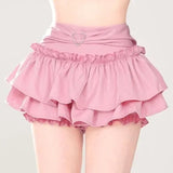 Fairy Kei Ruffle Mini Skirt