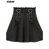 Harajuku Slim Fit Mini Skirt