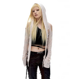 Modern Mystic Hooded Top – Edgy Cutout Sleeves Pullover