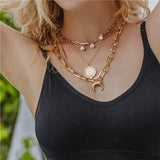 Multi-Layer Pearl Necklace
