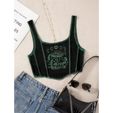 Mystical Mushroom Corset Tank