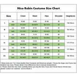 Nico Robin Cosplay Costume – One Piece Top and Skirt Outfit