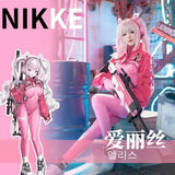 Nikki Alice Cosplay Costume – Pink Bodysuit, Jacket, Wig & Ears Set