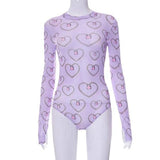 Pastel Gothic Mesh Bodysuit