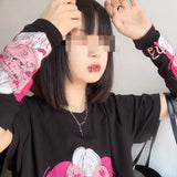 Pink Drip Anime Heart Tee