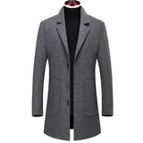 Plaid Button Coat
