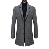 Plaid Button Coat