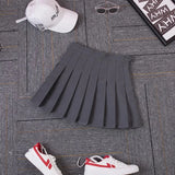 Preppy Harajuku Plaid Pleated Mini Skirt – Kawaii Schoolgirl Style