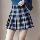 Preppy Harajuku Plaid Pleated Mini Skirt – Kawaii Schoolgirl Style