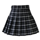 Preppy Harajuku Plaid Pleated Mini Skirt – Kawaii Schoolgirl Style