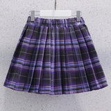 Kuromi Short-Sleeved Shirt and Pleated Skirt Set