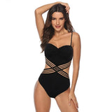 One Piece Plunge V Neck