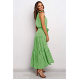 Polka Dot Halter Dress
