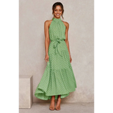 Polka Dot Halter Dress