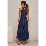 Polka Dot Halter Dress