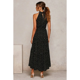 Polka Dot Halter Dress