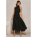 Polka Dot Halter Dress