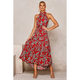 Polka Dot Halter Dress