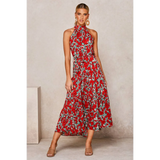 Polka Dot Halter Dress